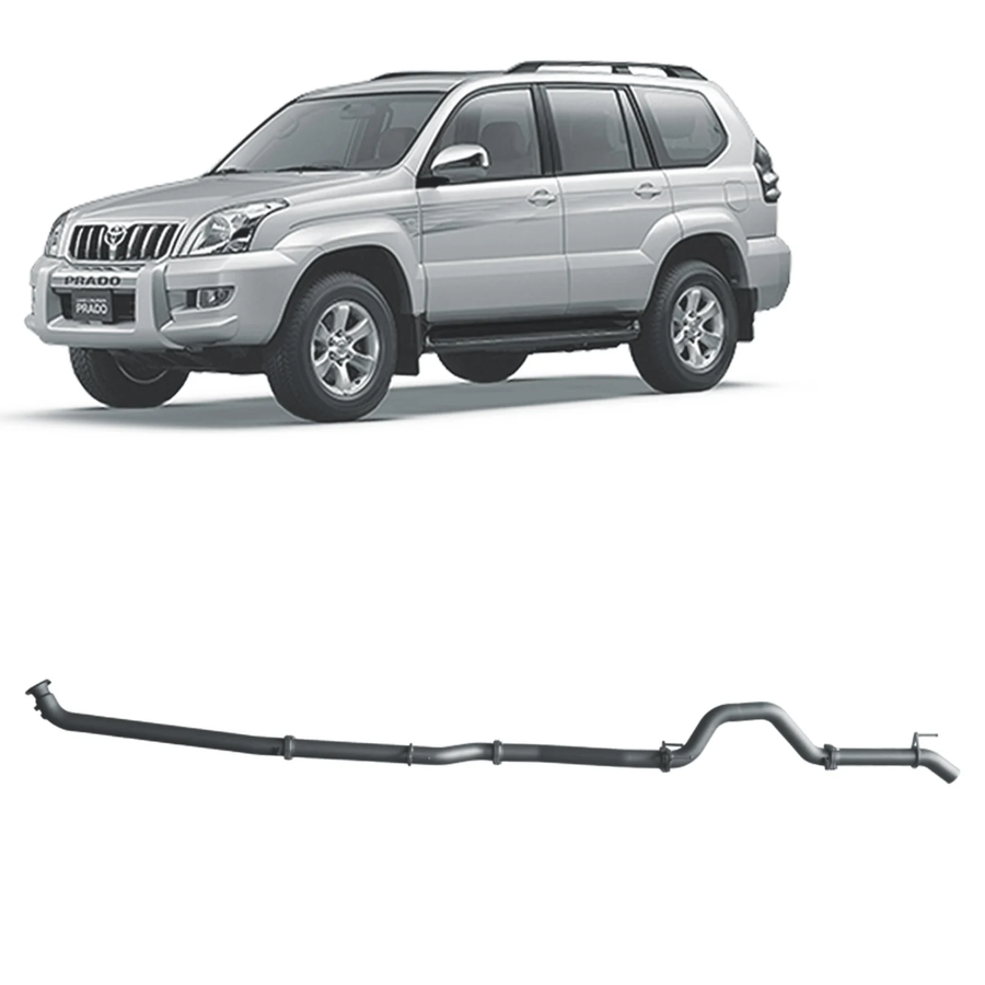 Redback - 4x4 Extreme Duty Exhaust for Toyota Prado 120/150 Series 1KD-FTV (11/2006 - 07/2015)