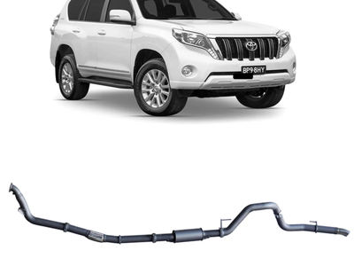 Redback - 4x4 Extreme Duty Exhaust for Toyota Prado 120/150 Series 1KD-FTV (11/2006 - 07/2015)