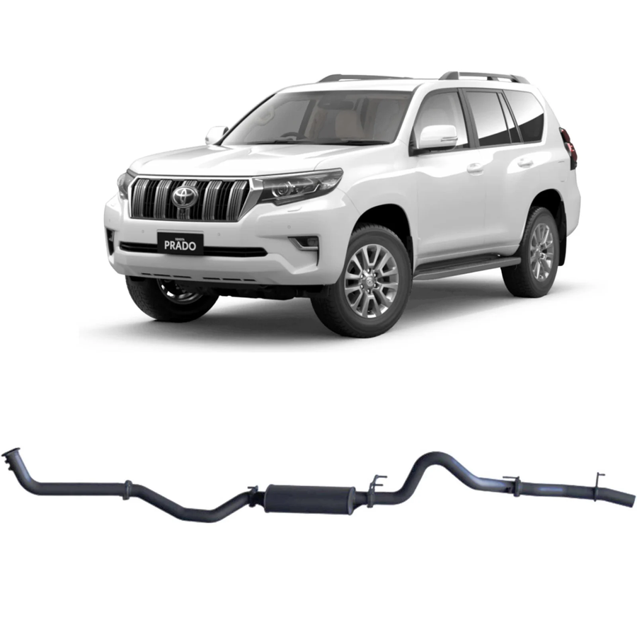 Redback - 4x4 Extreme Duty Exhaust for Toyota Prado 150 Series (08/2015 - on)